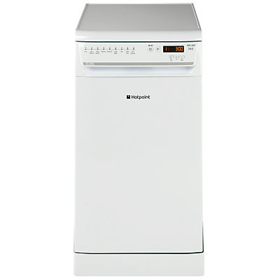Hotpoint SIUF32120 Freestanding Slimline Dishwasher White